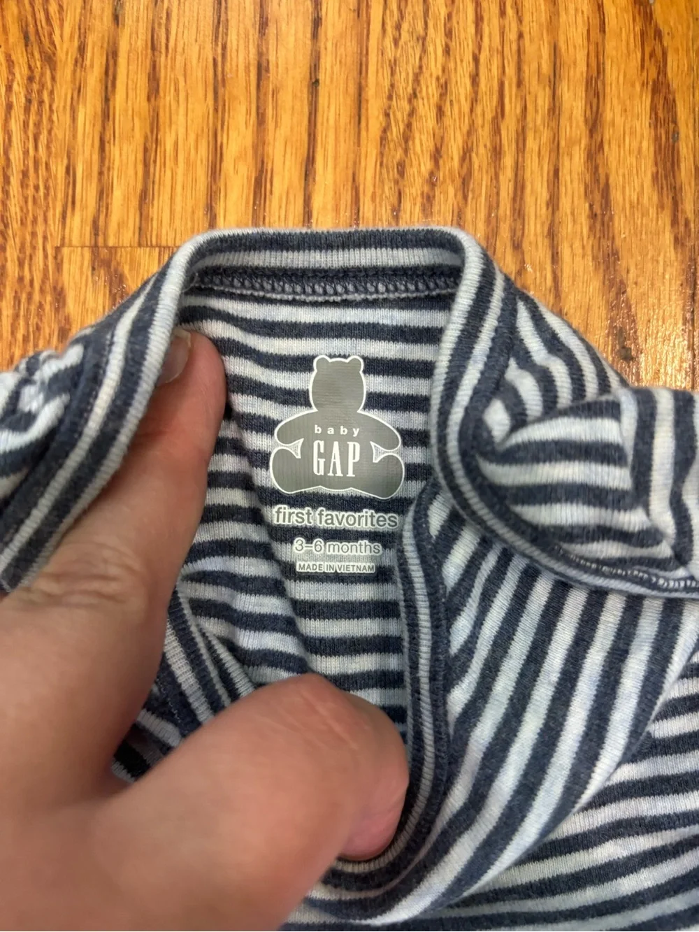 Baby Gap 3-6 months blue outfit and sweater bundle bear ears baby boy